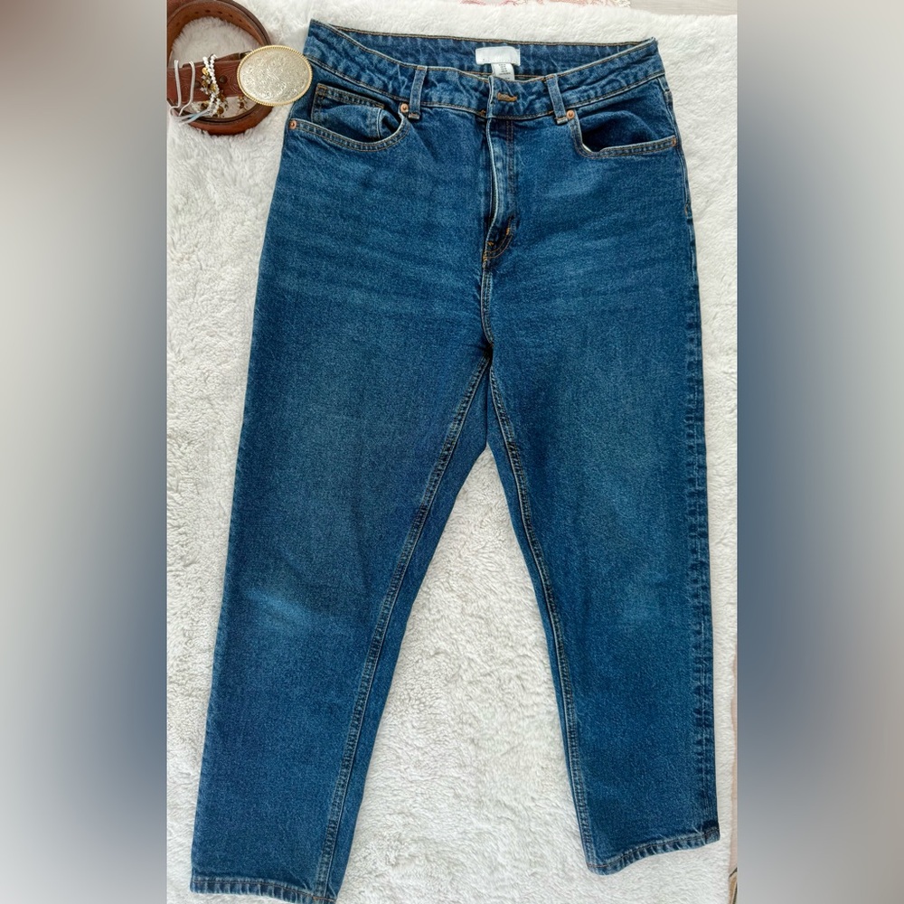 H&M Mom Jeans | Medium Wash High Rise Denim - Picture 3 of 5